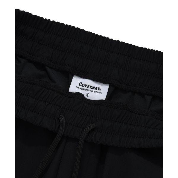 Covernat Ss24 Logo Elastic Waist Comfortable Casual Shorts Unisex shorts Black CO2402SO22BK