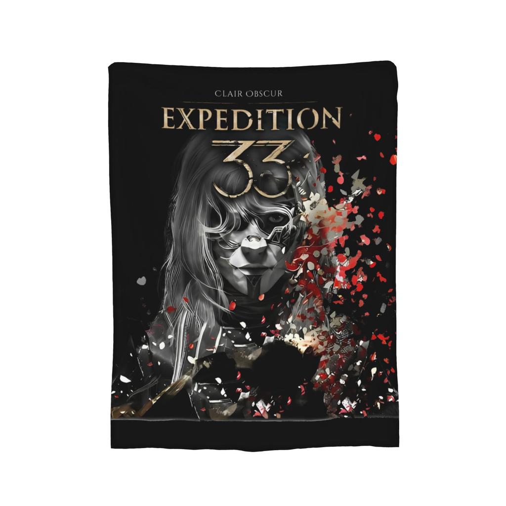 Esquie Clair Obscur Expedition 33 Tarot Card Blanket Fleece Printed   Warm Throw Blankets for Bedding Travel Bedding Throws
