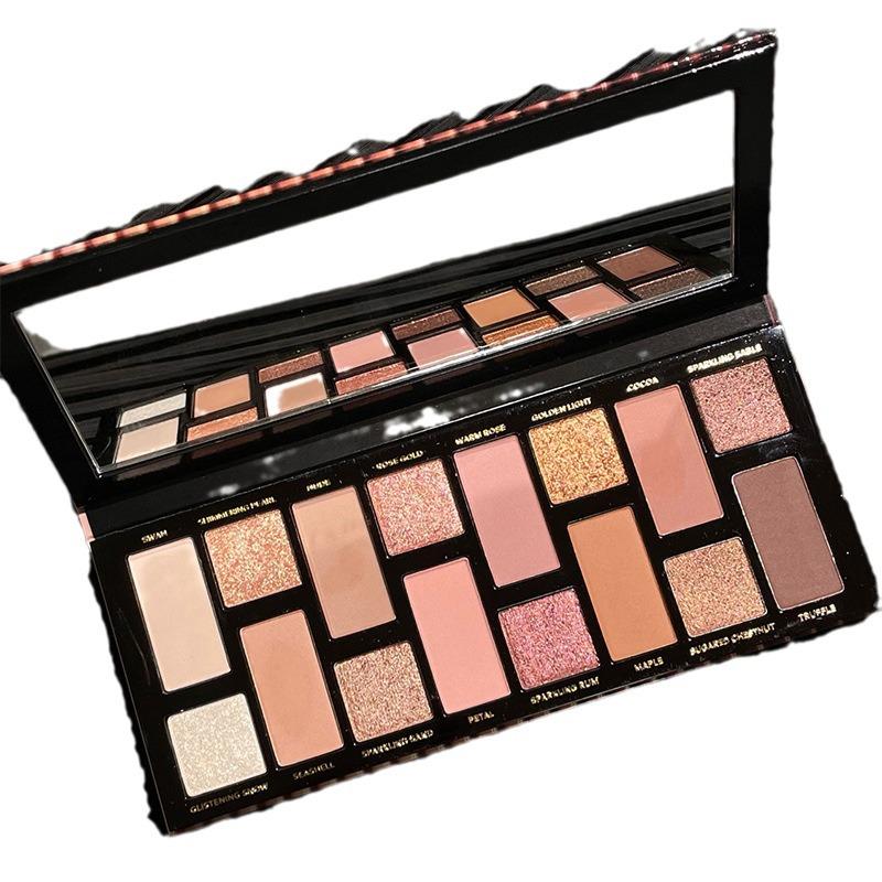 MYHO Multi-color 16-Shade Eyeshadow Palette: Earth Tones, Shimmer, Matte - Perfect for Beginners