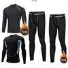Mens Compression Athletic Set Gym Workout Running Quick-Dry Tank Top Short Sleeve Long Sportswear