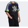 Adidas Originals x Sankuanz Trefoil Mesh Atmungsaktiv Print Kurzarm T-Shirt Herren Tops Schwarz FT8051