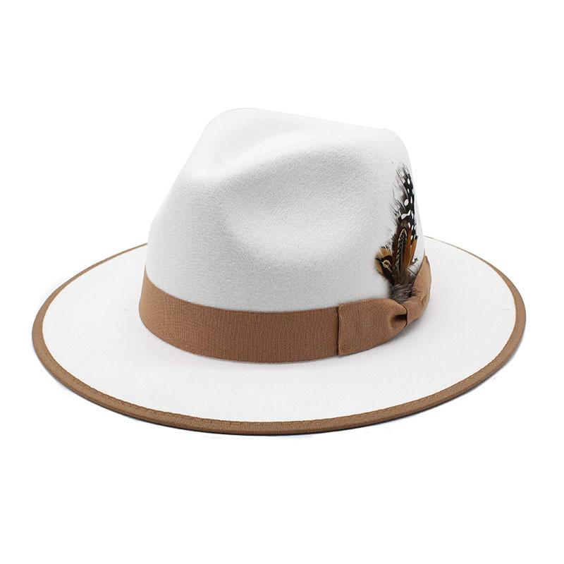Wool Felt Hat For Women And Men Summer Sun Protection Large Brim With Heart Top Style