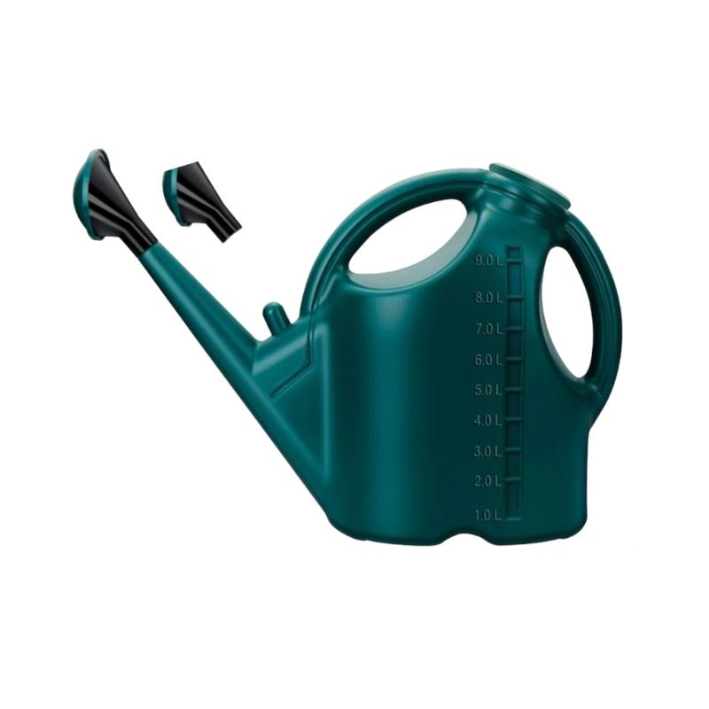 Large Capacity Plastic Plant Watering Can With Adjustable Nozzle for Outdoor Cleaning And Horticulture