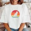 Retro Cat Printed TShirt Casual Style Tee New Arrival for Animal Lovers Streetwear Oneck Aesthetic Shortsleev Harajuku Tops