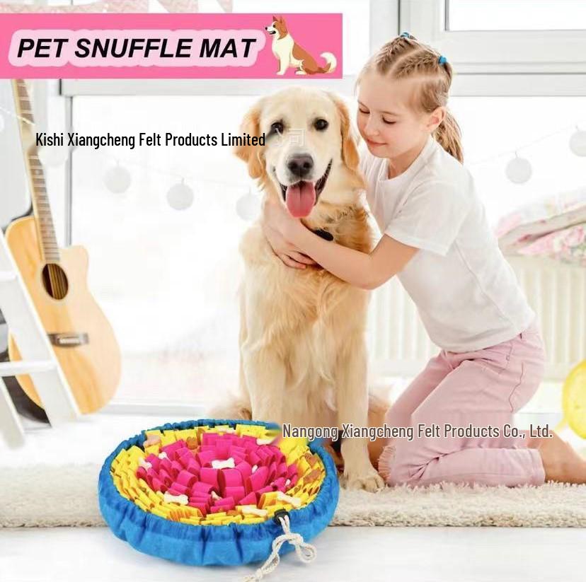Snuffle Mat Dog Toy: Encourages Foraging, Slow Eating, and Mental Stimulation for Dogs