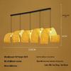 Bamboo Weaving Chandelier: Japanese Bar & Zen Tea Room Decor