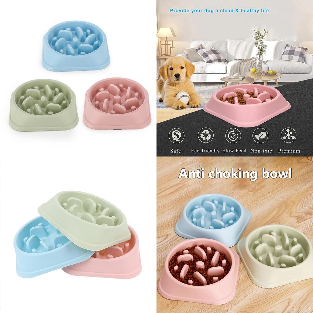 Slow Food Bowl For Pets Anti-slip And Easy To Clean