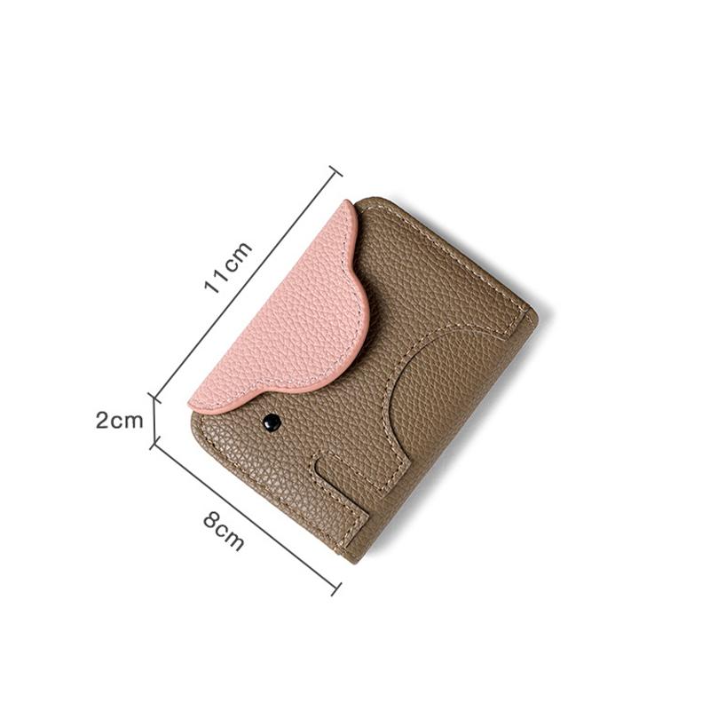 Mini Elephant Coin Purse Soft Pu Coin Keychain Wallet Storage Bag Cute Coin Purse For Women