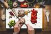 Glass Cutting Board 52X30 Mosaic