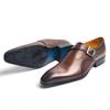 Fashion Luxury Men's Leather Shoes Good Quality Leisure Business Fashion Office Shoe Monk Style Dress Wedding Party Genuine Cow Leather