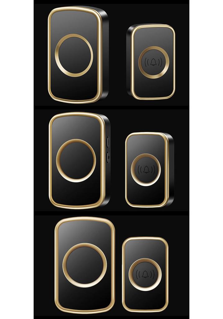 Ultra-Long Range Wireless Doorbell with Remote Control and Smart Call Button for Home and Elderly Use