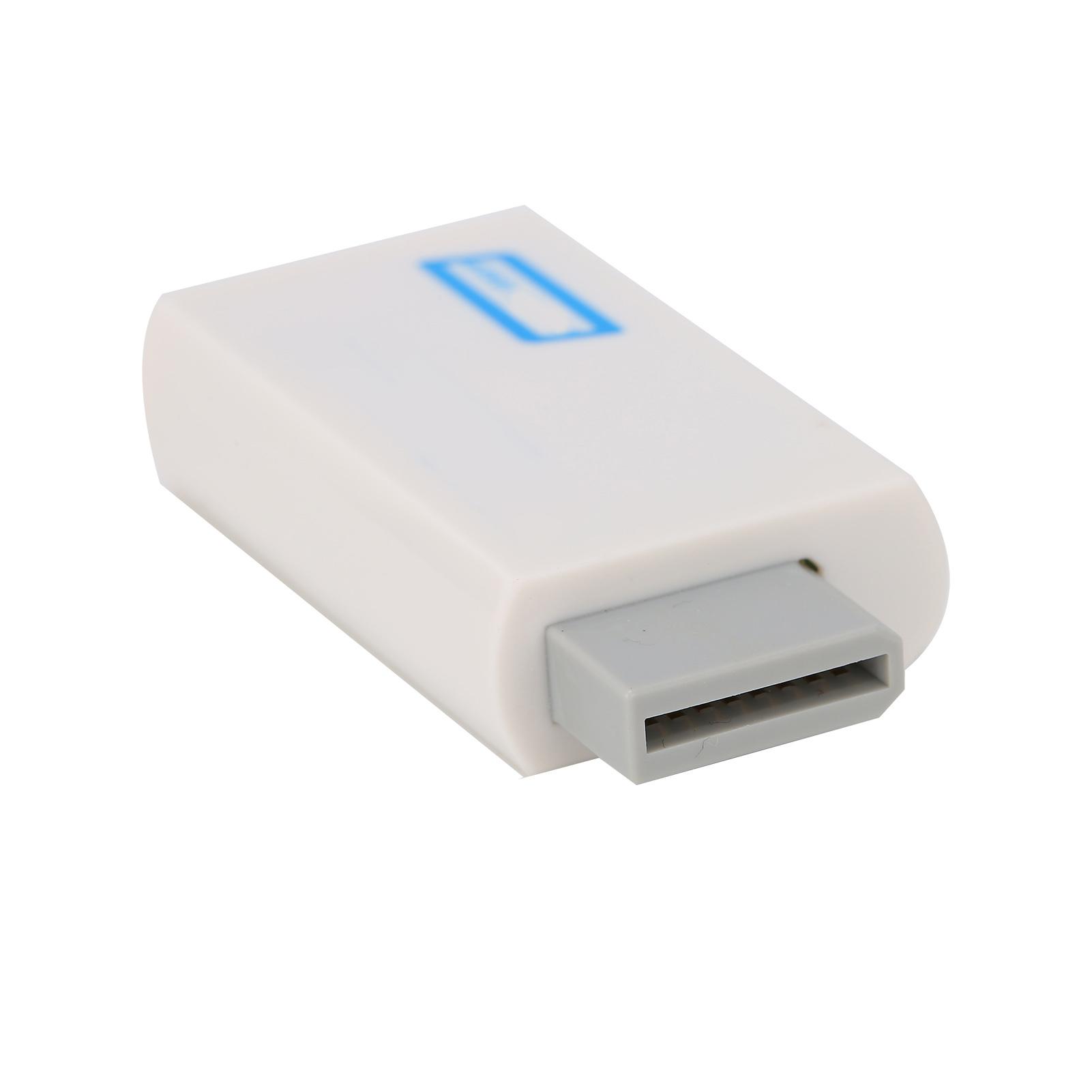 Para WII a Convertidor de Interfaz Multimedia HD Adaptador de Audio y Video Digital con Puerto de 3.5mm