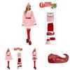Buddy's Musical Christmas Elf Cosplay Costume For Adults Kids
