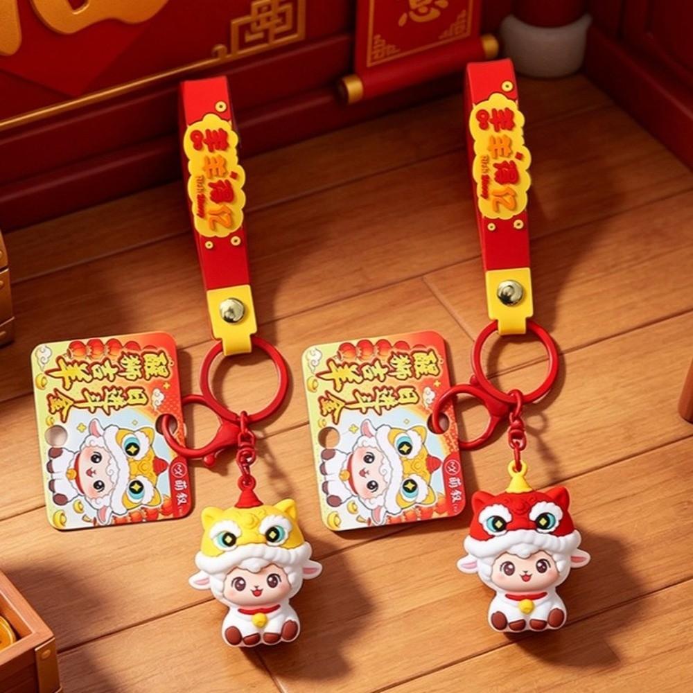God of Wealth Design Zodiac Charm Chinese Style Backpack Ornament Chinese New Year