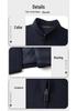 2025 Men's High-End Wool Cashmere Executive Jacket - Stand Collar