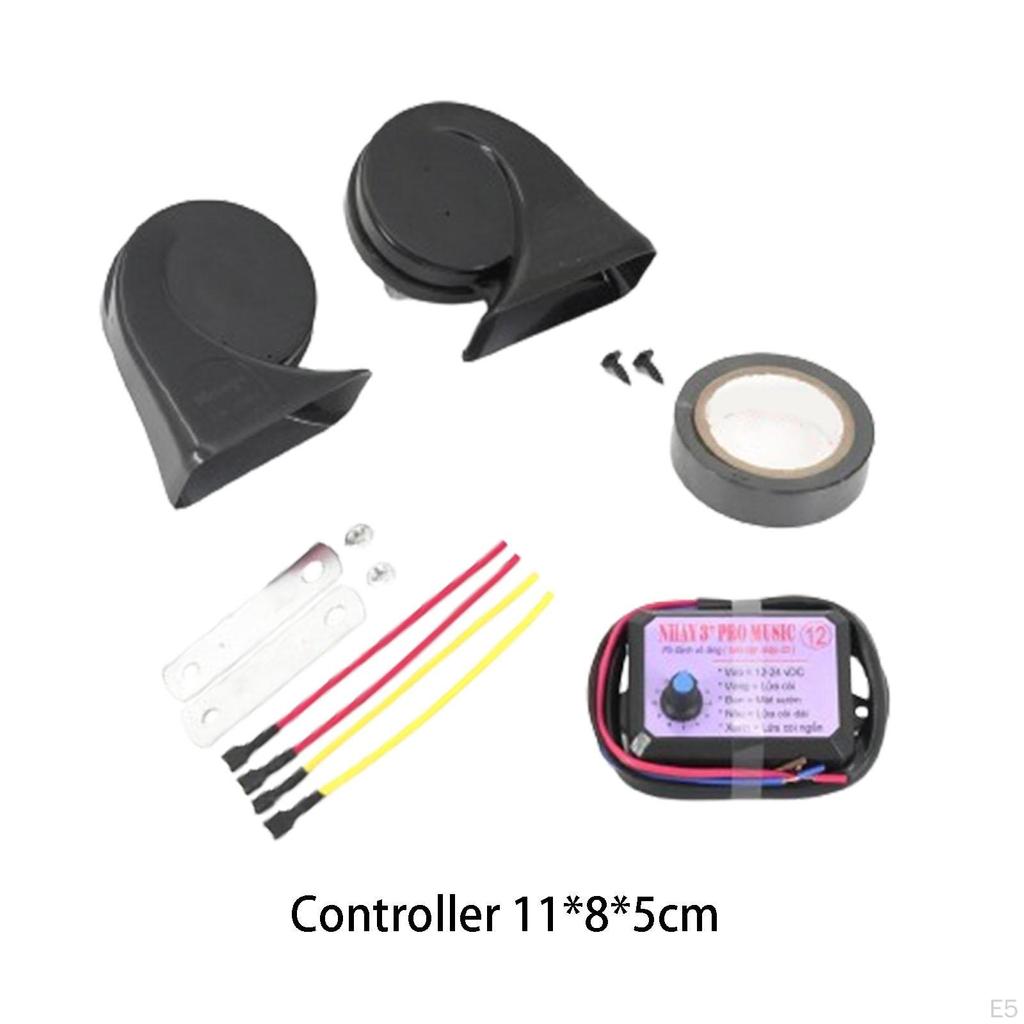 Car Air Horn Controller Set Speaker Sound Control Unit Vehicles Accessories Box for