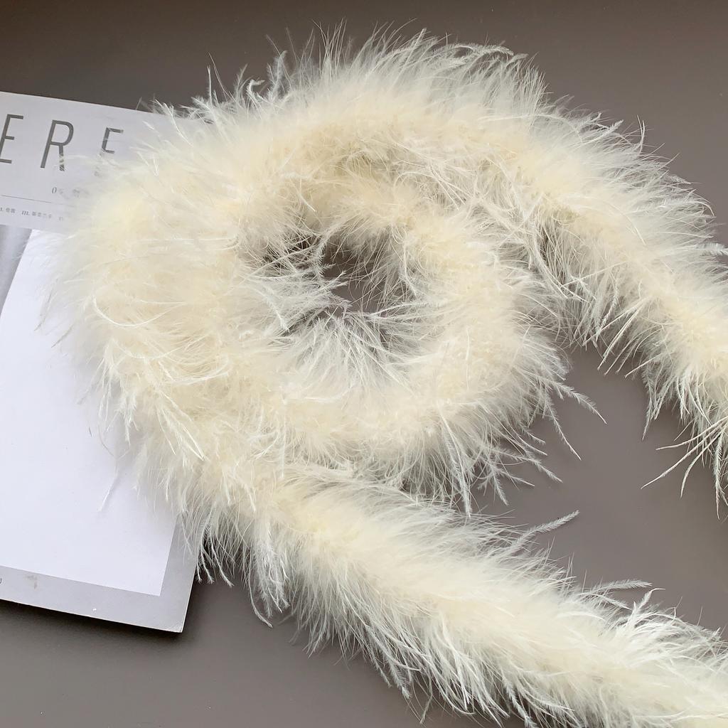 Colored Feather Strips, Ostrich Hair, Top Strips, Dance Costumes DIY Decorative Materials, Clothing Accessories