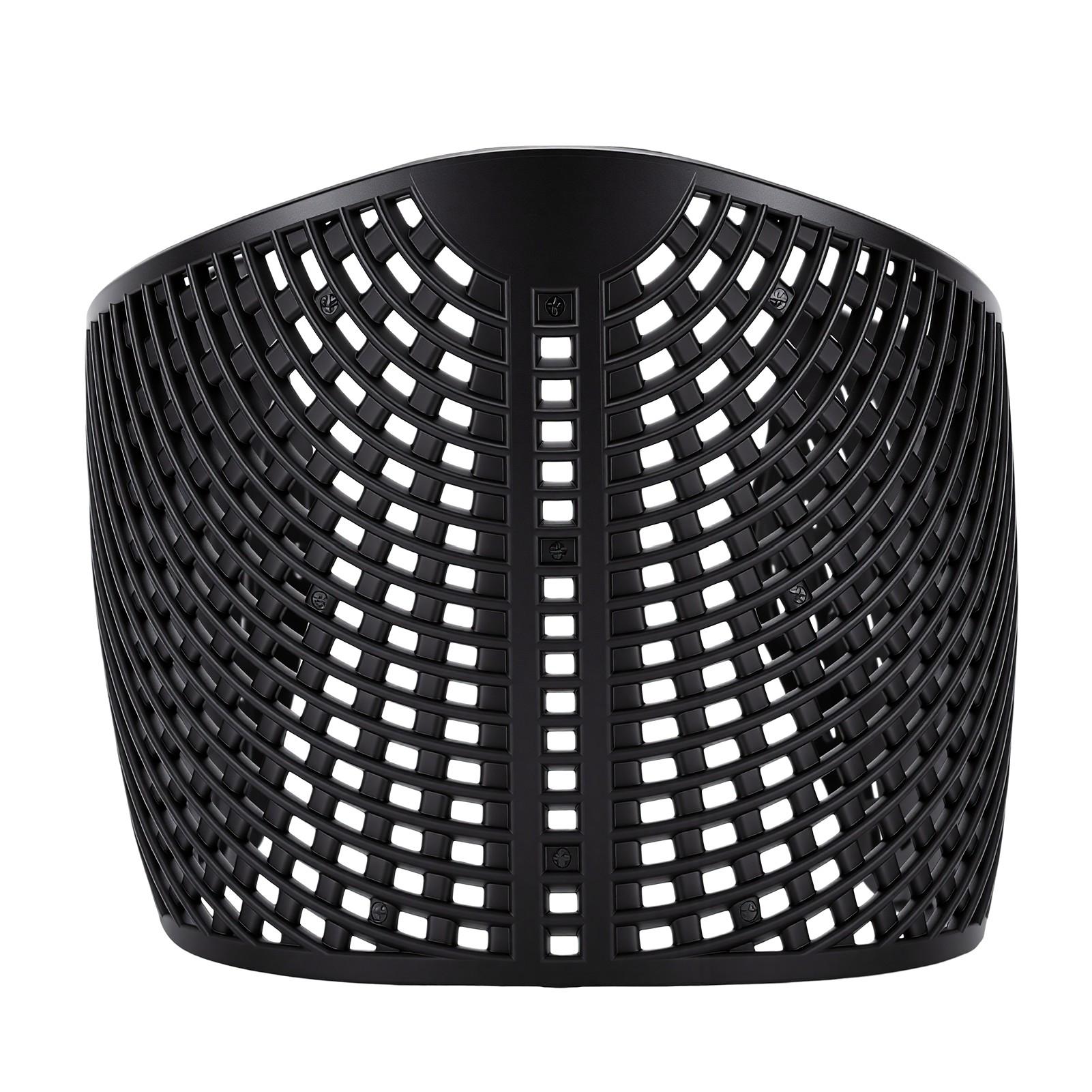 Bandeau Hijab en Nylon, Bande Élastique Antidérapante pour Cheveux pour Femmes avec Élasticité Confortable pour l'Usage Quotidien Sous le Foulard, Noir black