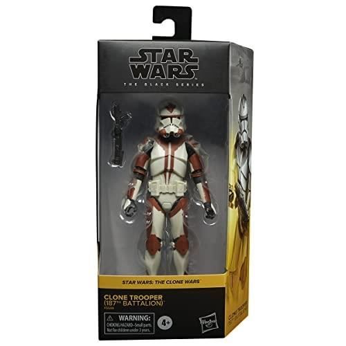 Figurine - HASBRO - Star Wars - Clone Trooper 187e Bataillon - Détails Réalistes - Pour Enfants