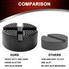 Floor Slotted Rubber Car Jack Pad Adapter Frame Protector Guard For Safe Lifting Pinch Weld Repair Tool Vehicle Side Jacking Pad