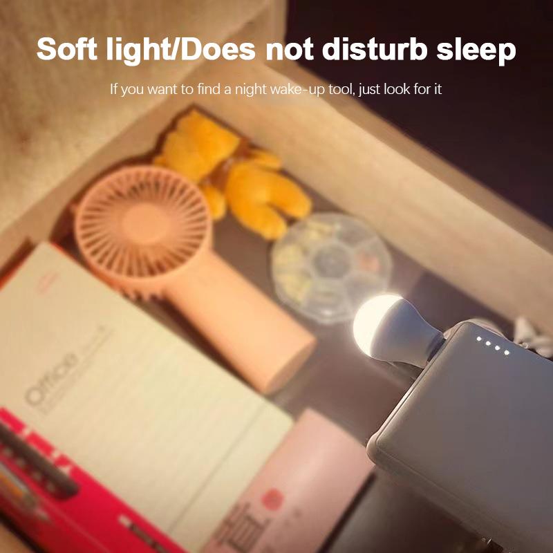 1-5 Stück LED Nachtlicht Mini USB Licht Schlafzimmer Nachttisch Babyzimmer Dimmbare Nachtfütterungslampe USB Tragbare Beleuchtungskörper