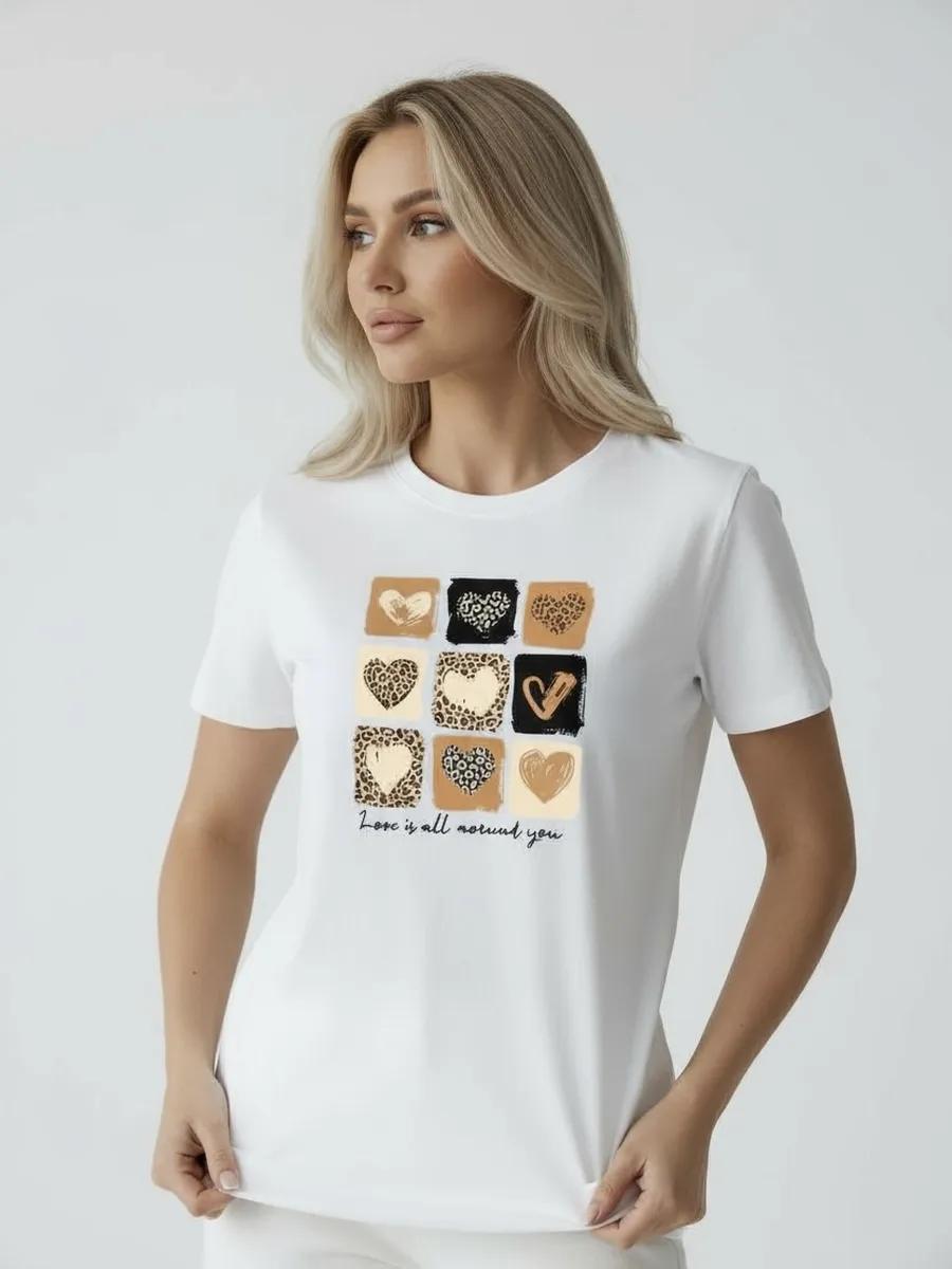 Oversized T-shirt with vintage print XL