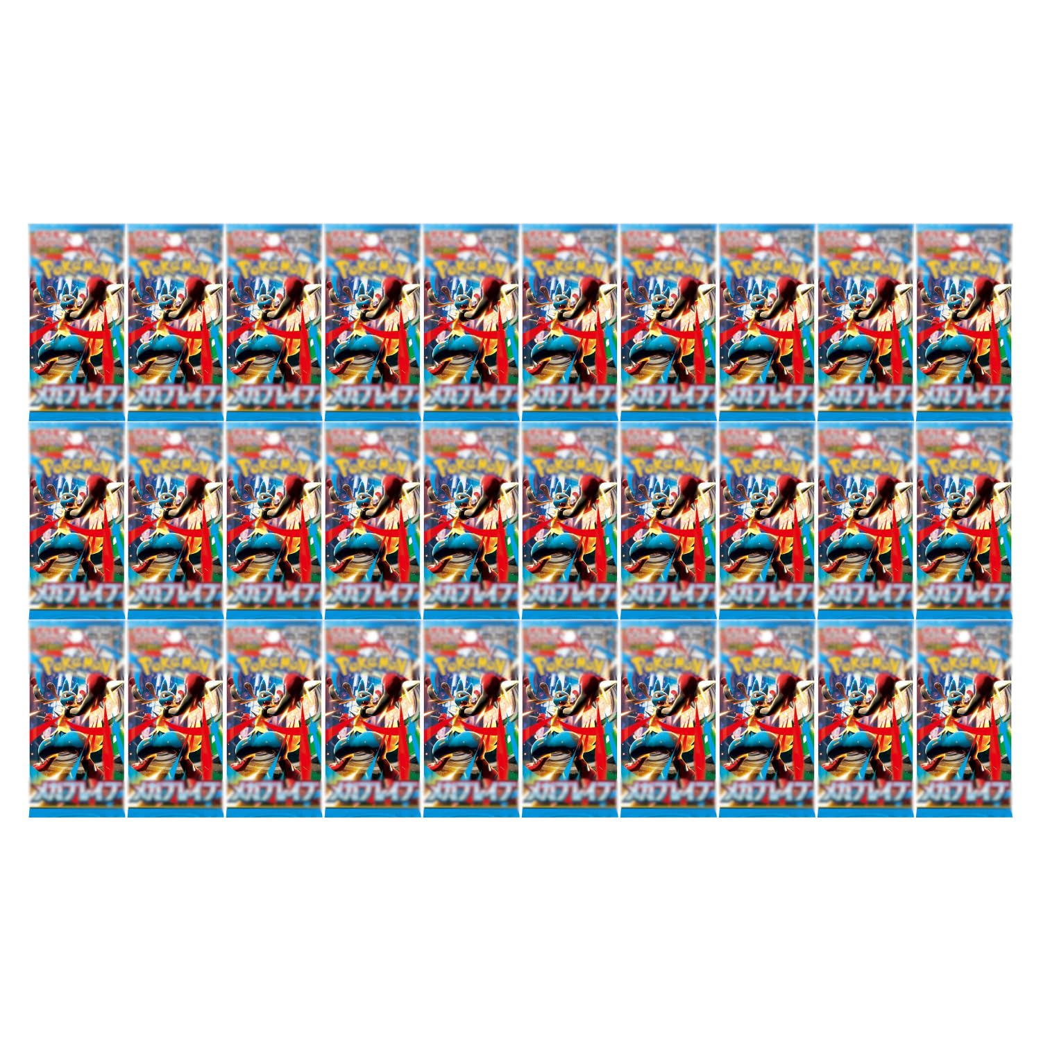 30-pack Mega Brave Card Game Expansion Pack Box (Sold Individually)