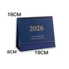Writeable Memo Standing 2026 Desktop Desk Calendar Portable Foldable Table Calendar Academic Planner Office Supply