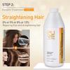 PURC Keratin Hair Treatment Set 1000ml*2 Curly Frizzy Hair Straightening Smooth Brazilian Keratin Products Salon Wholesalers