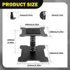 RC Car Work Stand Display Rack Rotatable DIY Assembly Metal Anti Slip Repair Workstation for Models