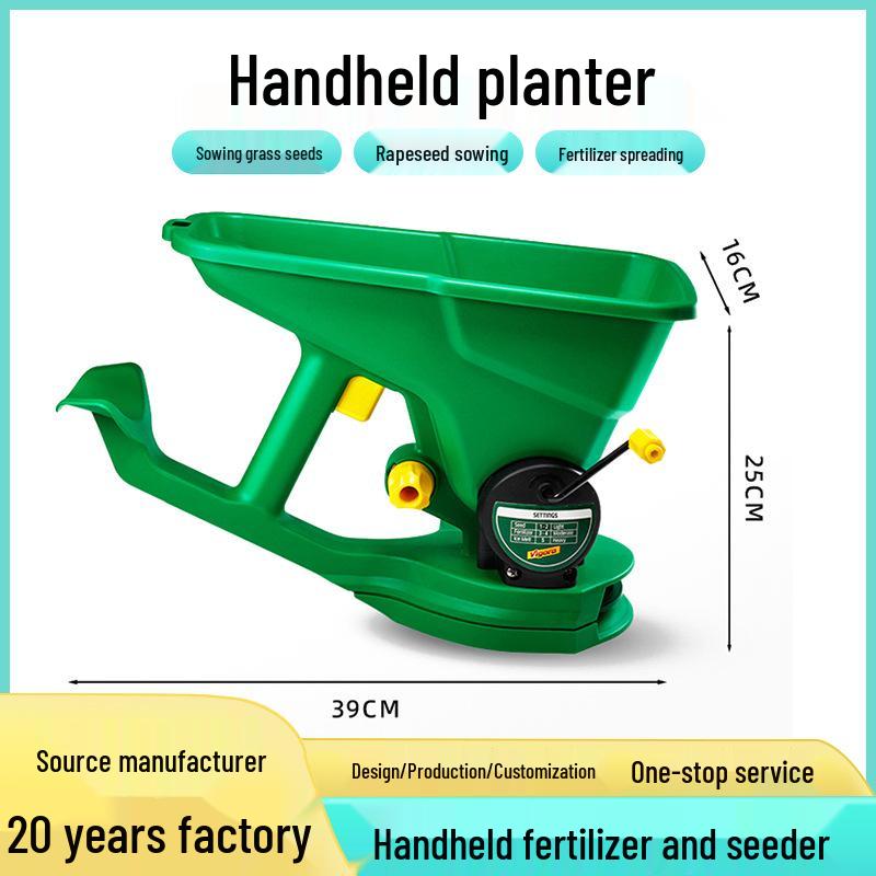 Handheld Seeder & Fertilizer Spreader for Garden & Greenhouse