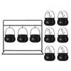 Pack Of 3/6/9 Halloween Witch Cauldron Candy Bowls With Metal Stands For Indoor Outdoor Party Tabletop Decorations