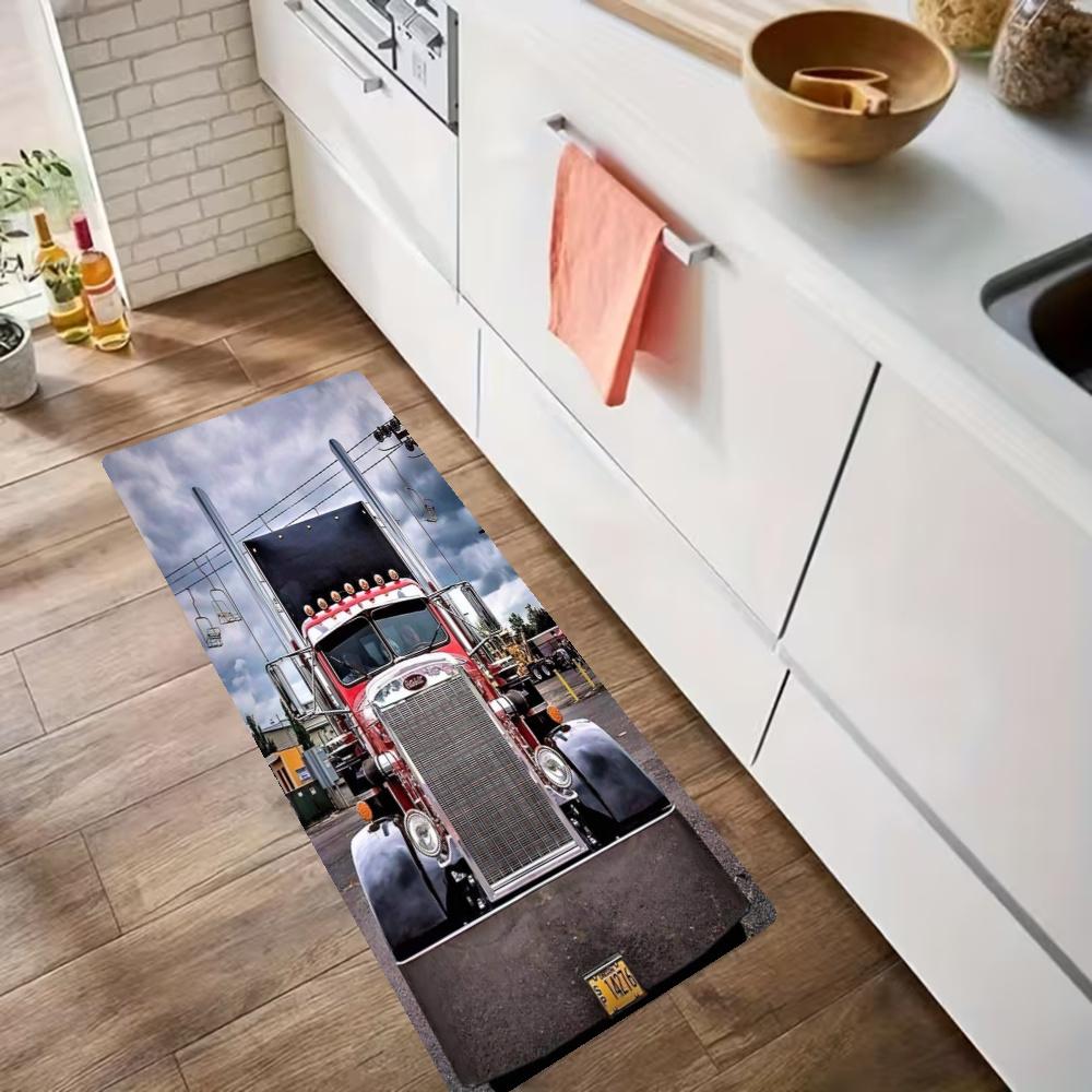 Kw Heavy Trucks Kitchen Mats Durable Bathroom Pads Comfortable Rugs Carpets For Kitchen Home Office Sink Laundry Room Bathroom Decor