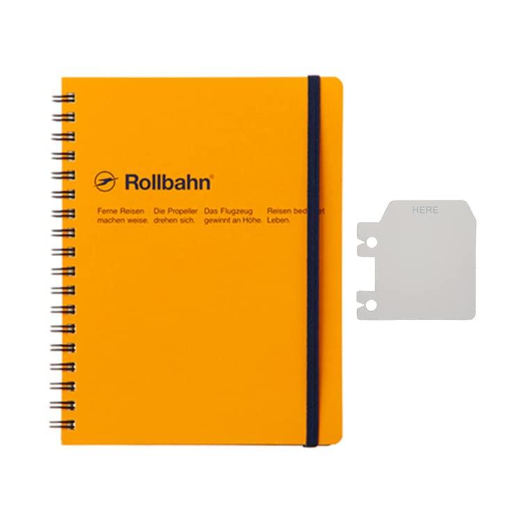 Rollbahn Pocket Memo L Rollbahn Bookmark [Delfonics] [2-piece set] (Yellow) / (Clear Gray)