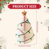 Christmas Tree Decoration Ornament Compact Table Figurine for Holiday Tabletop