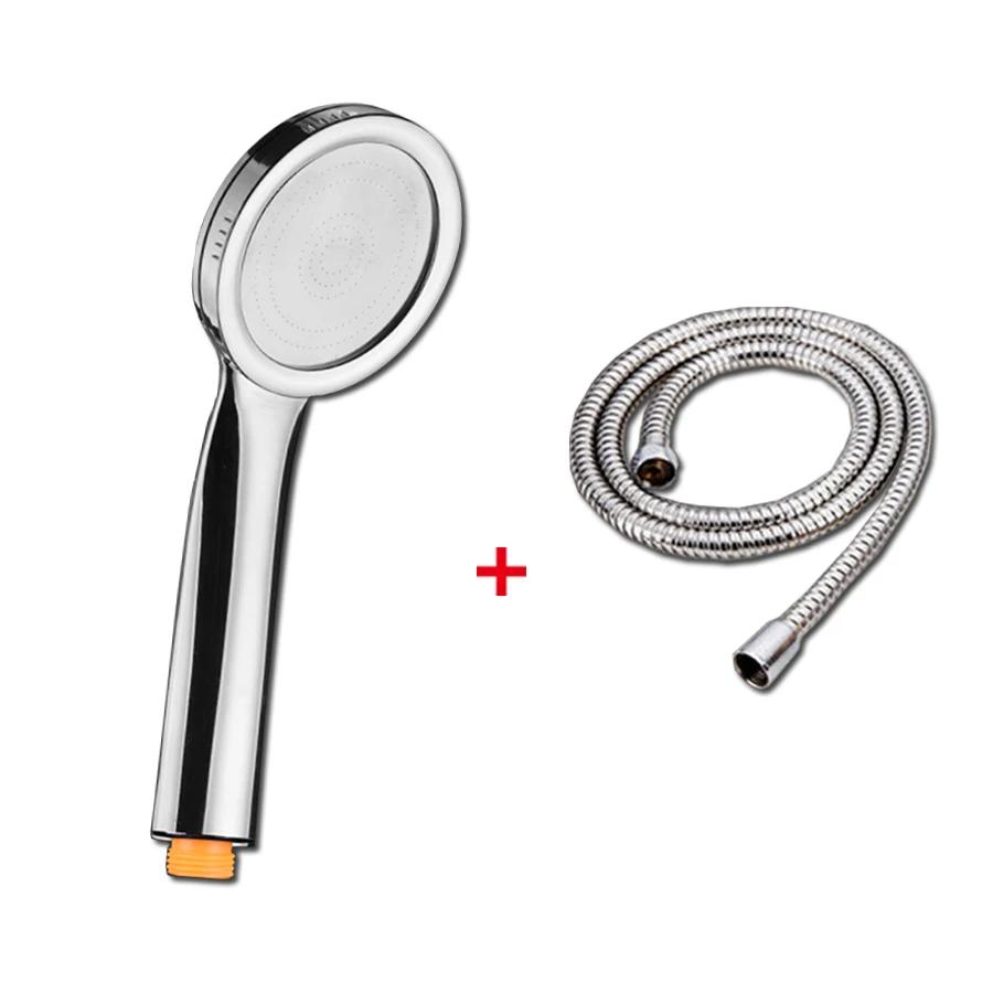 Hand Held High Pressure Shower Head ABS with Chrome Water Saving Shower Head Bathroom Accessories Head Showers Douche