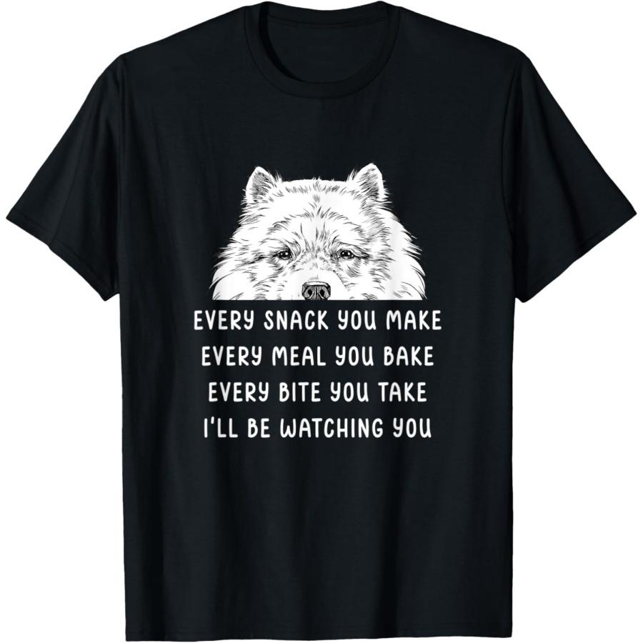 

Каждый перекус, который ты делаешь Каждое блюдо, которое ты печешь Футболка Самоед XXXXXL чёрный