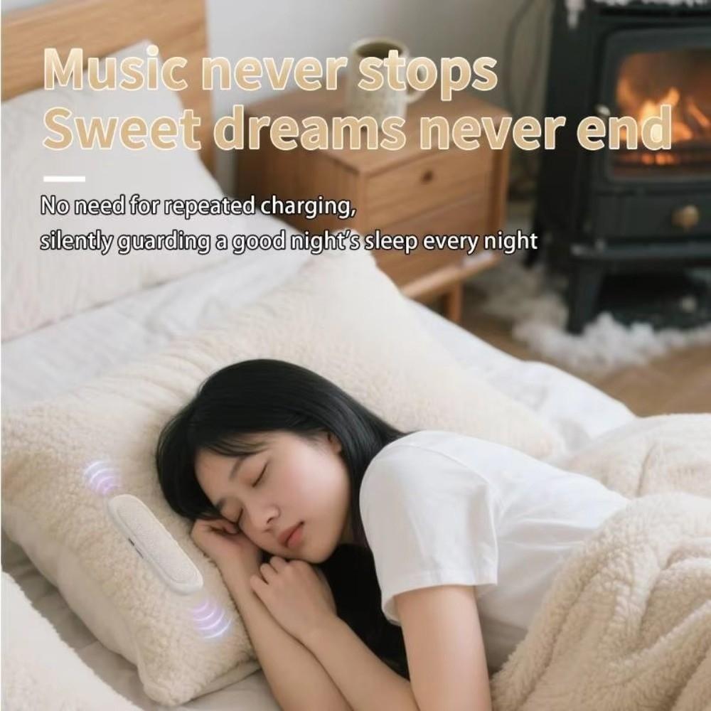 Timed Shutdown Bone Conduction Speaker Bluetooth 5.4 Sleep Pillow Speaker  for Nap Meditation