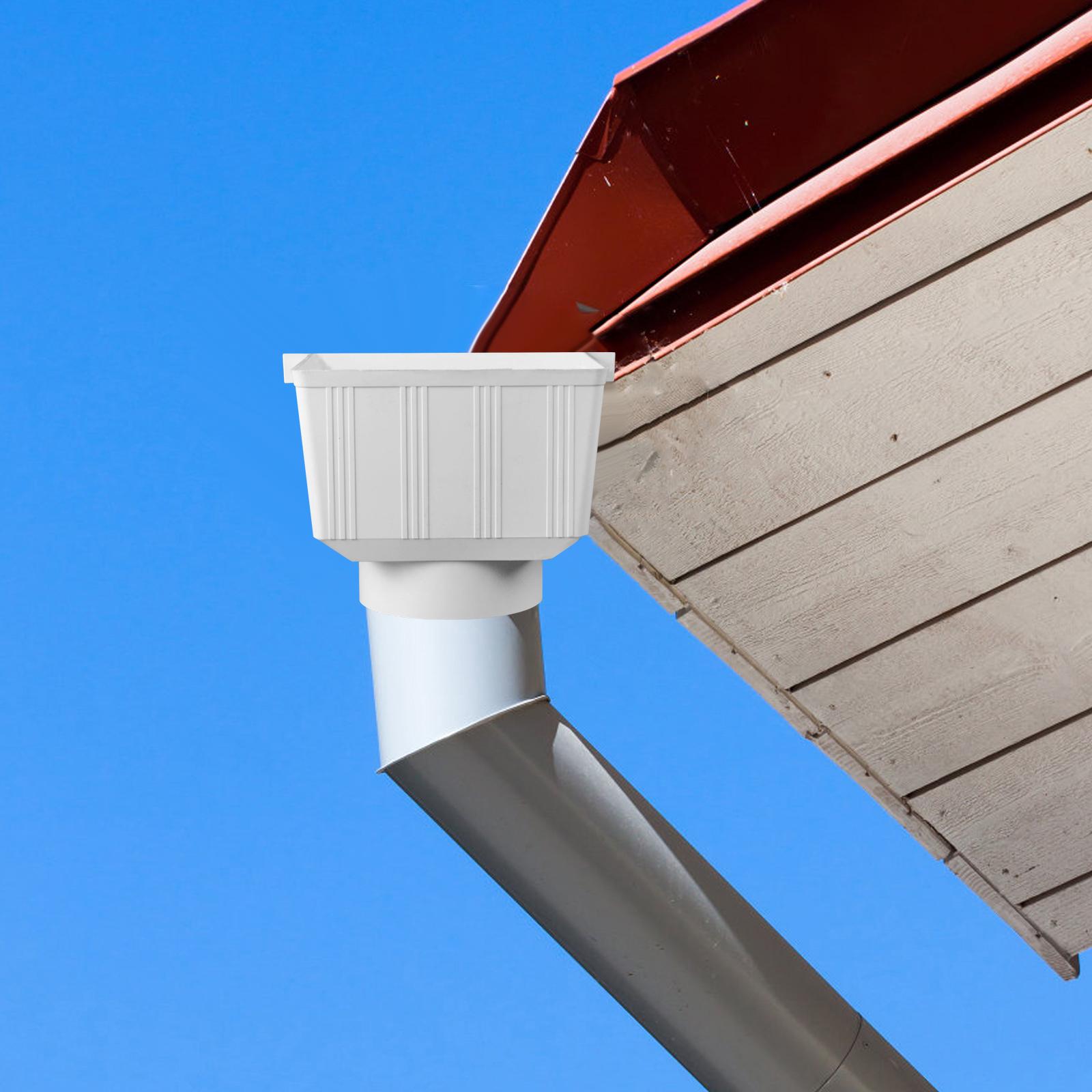 

Rainwater Collection System Gutter Drain Gardening Lawn Rain Barrel Diverter