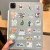 50 Text ABA Graffiti Sticker Sticker Pack Suitcase Water Cup Notebook Ins Creative Stickers