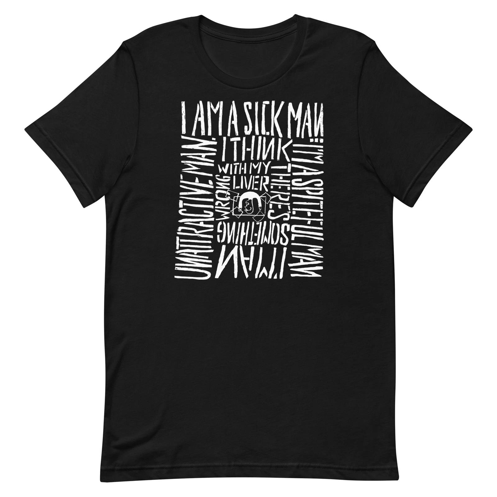 

Notes from Underground Dostoevsky Novel Artwork Graphic Tee Shirt Unisex t-shirt XL