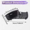 Car Front Dash Board Air Conditioner Outlet A/C Air Vent for Kia Forte Cerato Koup 2008 2009 2010 2011 2012 2013 Left Hand Drive