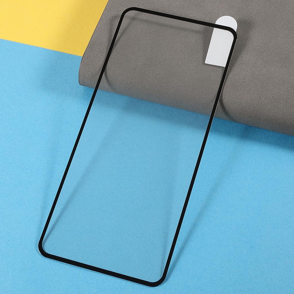 Complete Covering Full Glue Silk Printing HD Clear Tempered Glass Screen Protector for Realme 8i/Narzo 50 4G