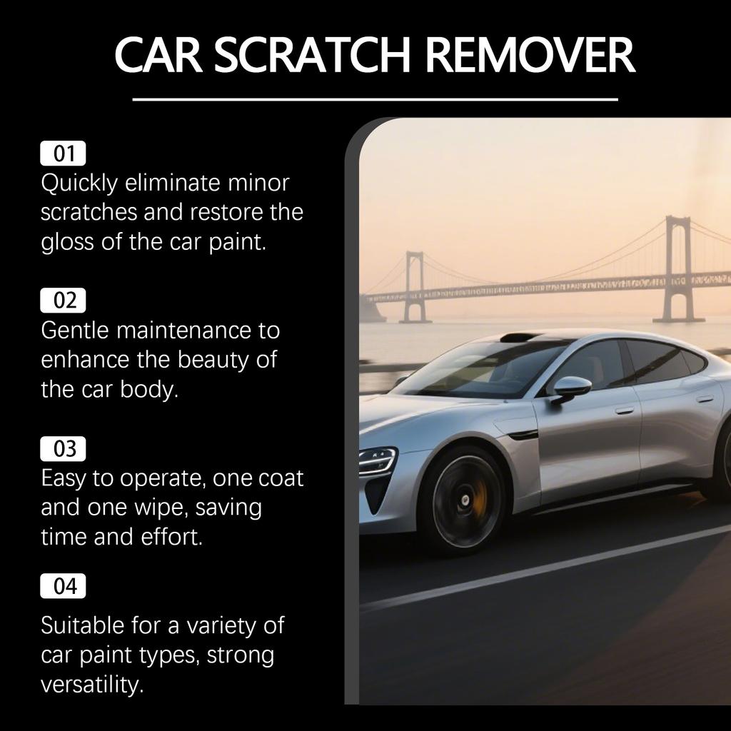 Car Paint Scratch Care Kit Polishing Cleaning And Gloss Maintenance
