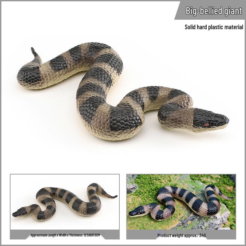 Reptile Simulation: Snake Wildlife Toy - Children's Cognitive Decor Model