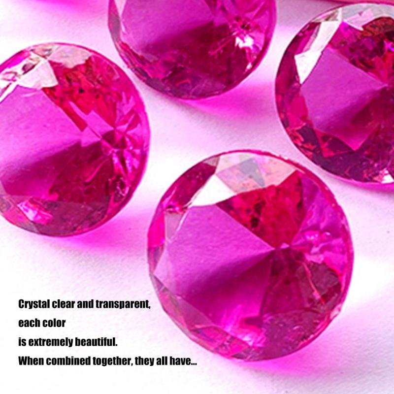 Assorted Color Educational Crystal Gem 30mm Sparkling Stone For Children Sorting Craft Activities