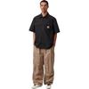Carhartt WIP Loose Fashionable Simple Comfortable Short Sleeve Shirt Men shirts Black I035232-89-XX