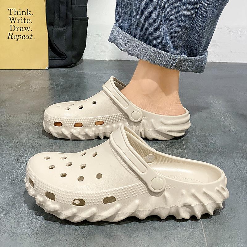 Summer Bathroom Slippers Men's and Women's Platform Beach Couple Sandals Light Fashion Walking Casual Sneakers