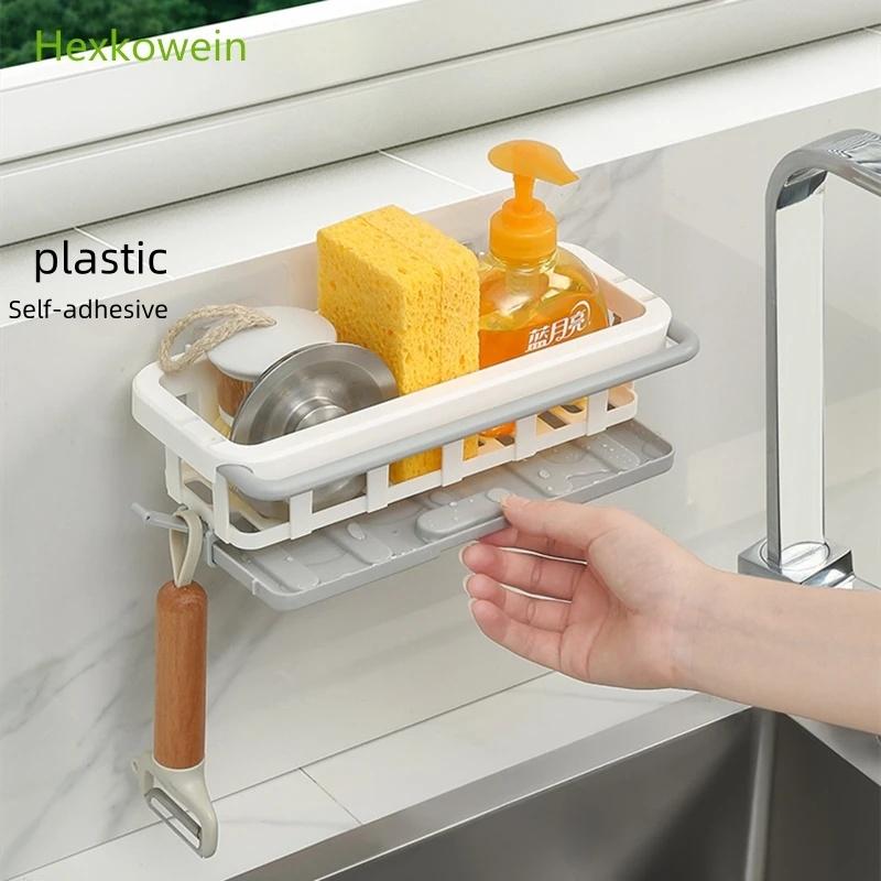 

Kitchen Sponge Holder Sink Drain Rack Faucet Storage Soap Drainer Towel Rag Rack Shelf Organizer Accessories