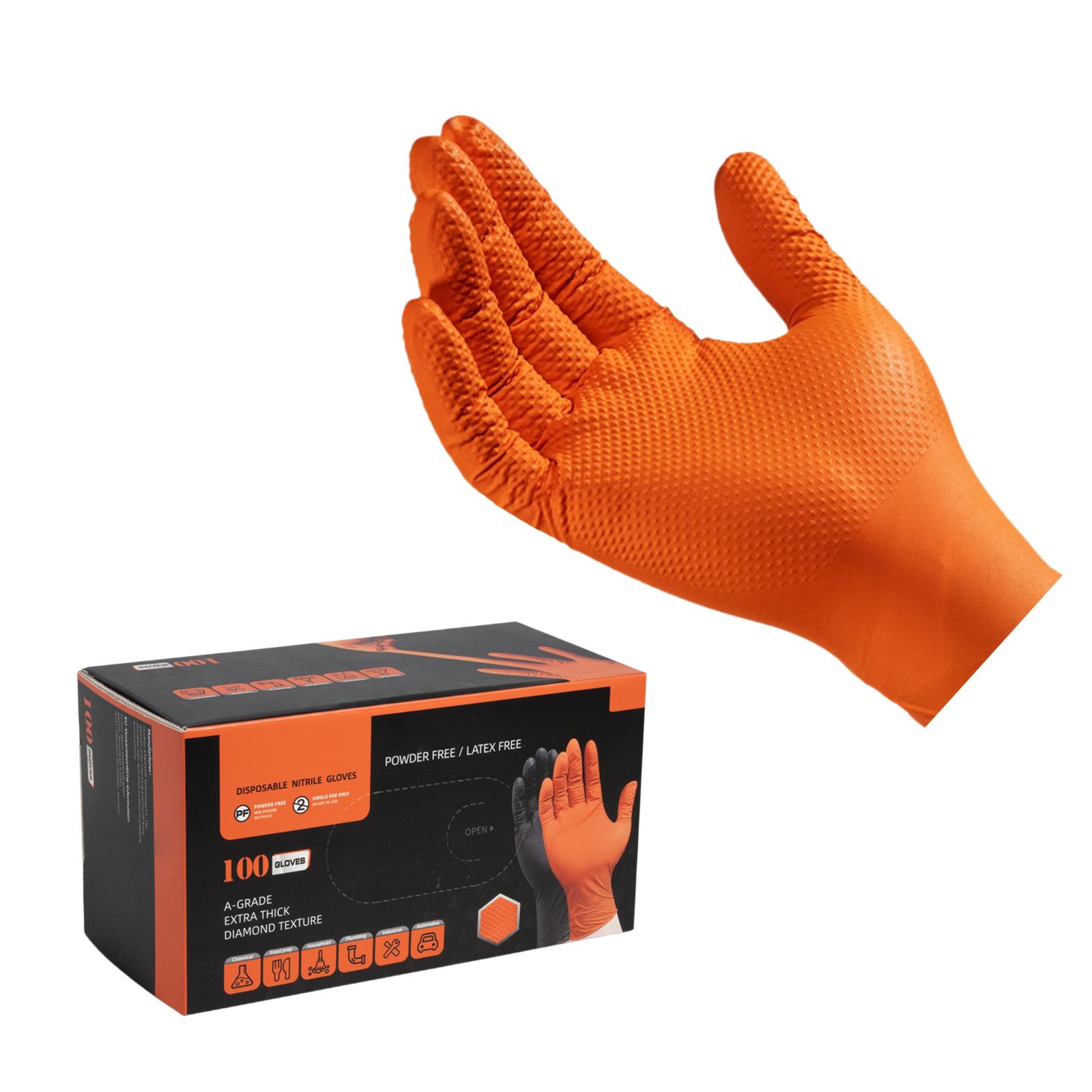 

Nitrile Disposable Gloves 8mil 3 Size XL